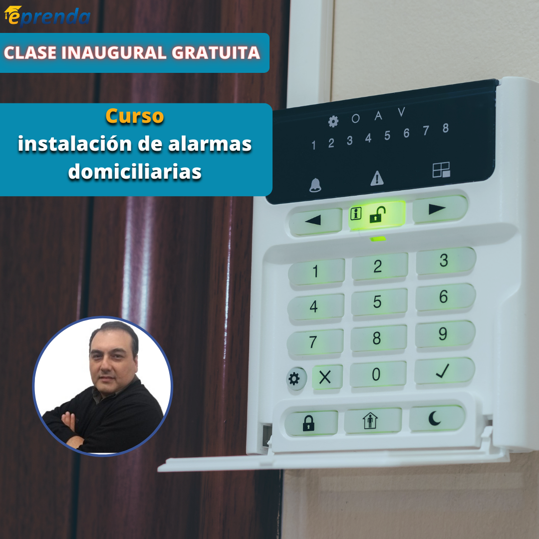 Clase Inaugural de instalación de alarmas domiciliarias