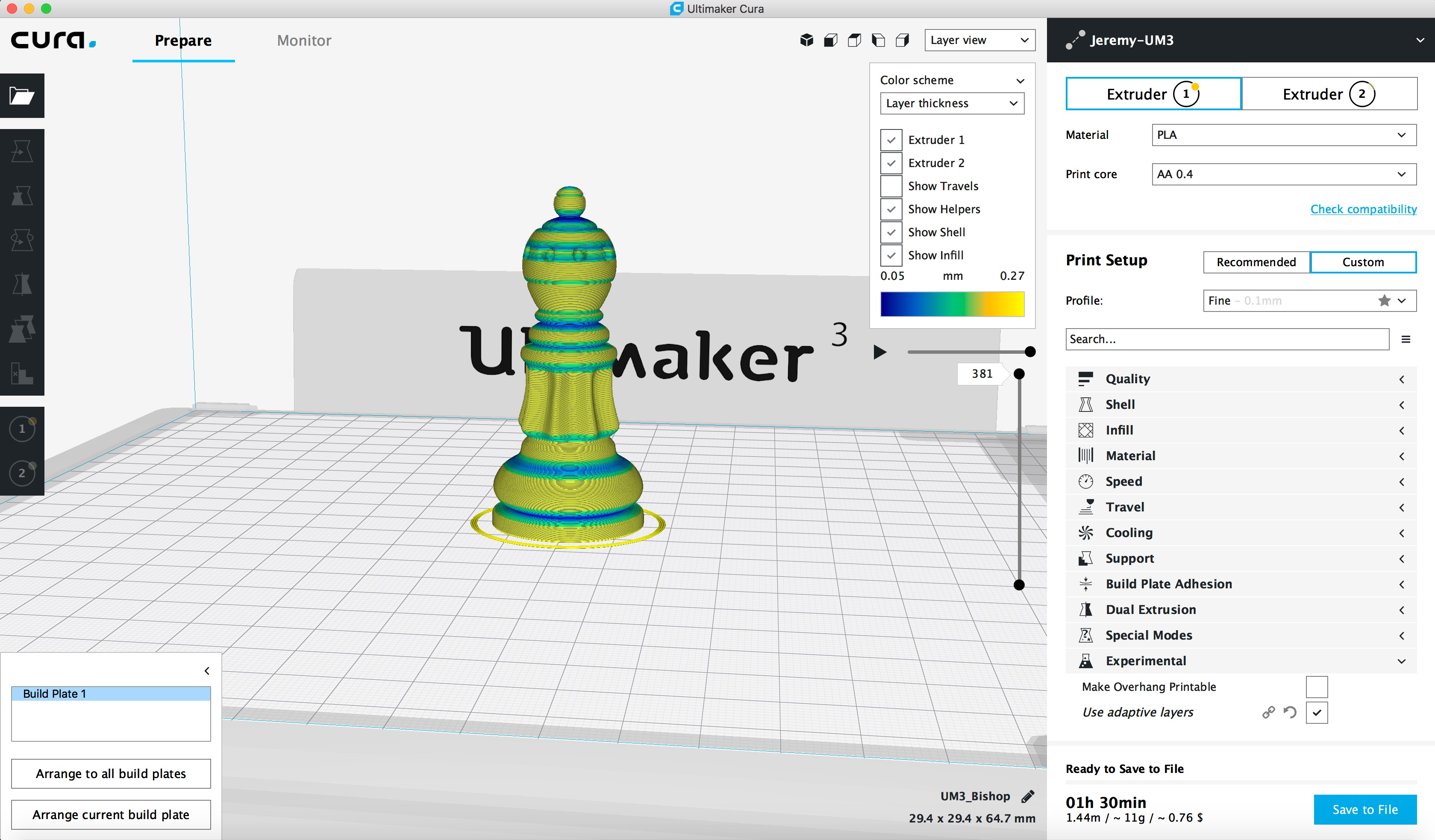 Ultimaker Cura es un software de impresión 3D - Nivel Basico